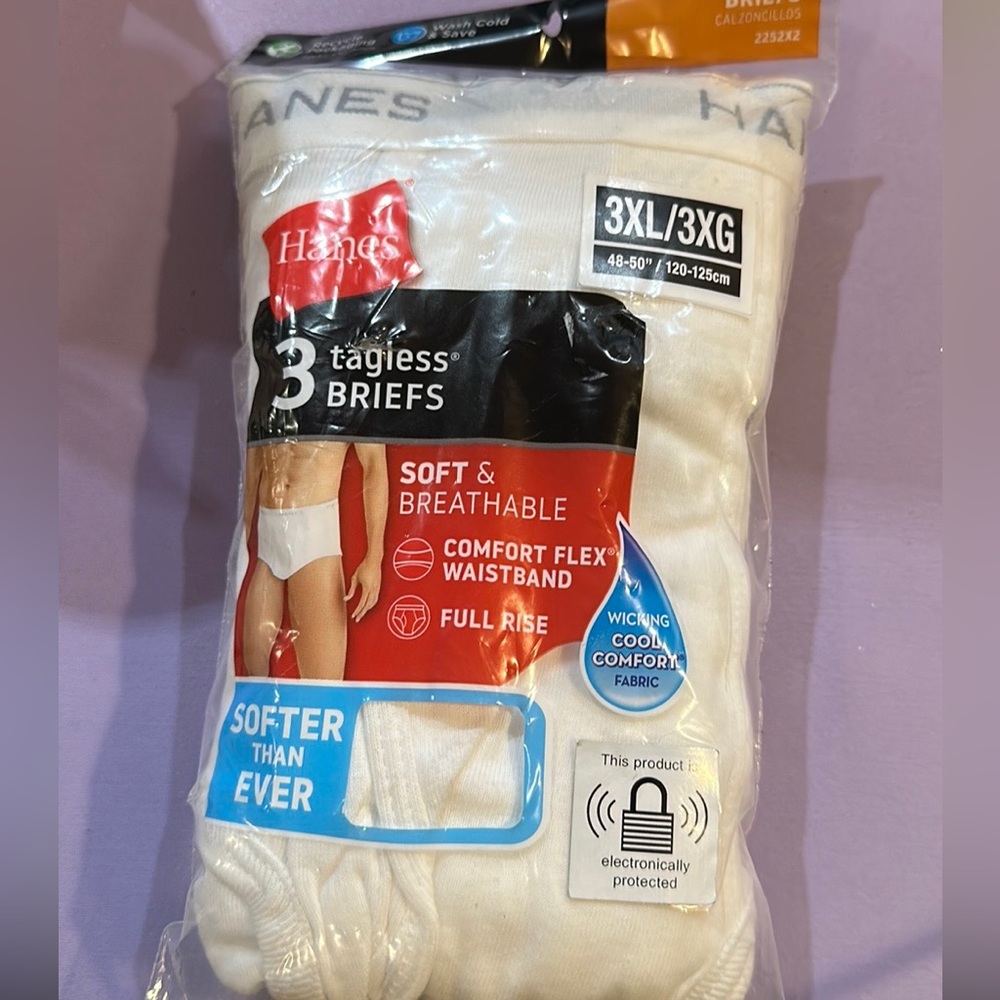 Hanes Tagless Briefs 3XL